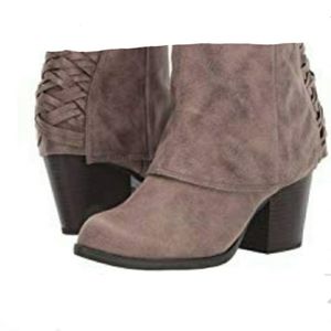 Brown Furgalicious ankle boots